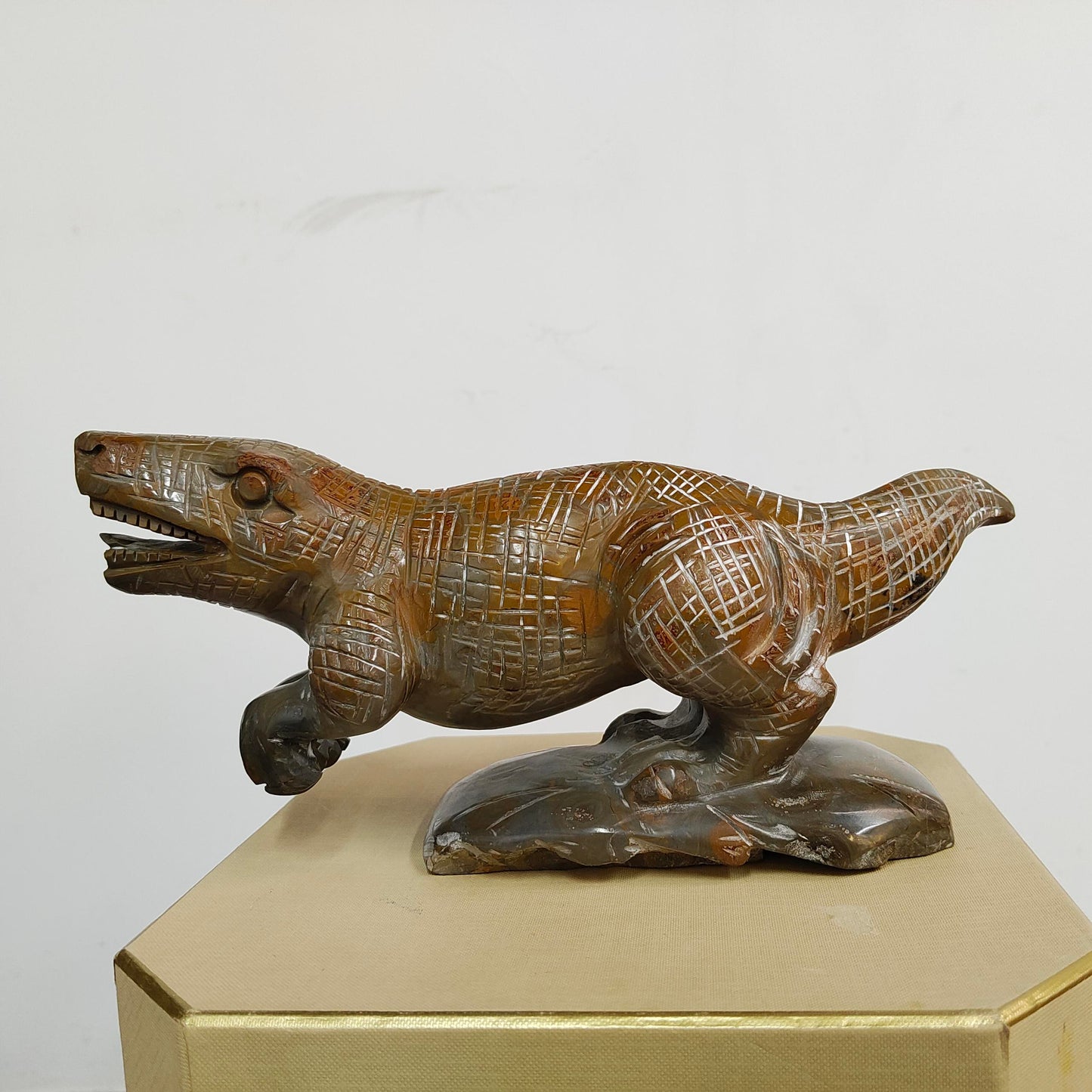 Handmade Jade Dinosaur