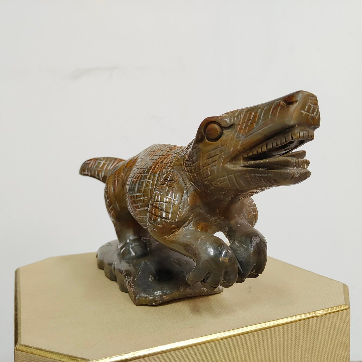 Handmade Jade Dinosaur