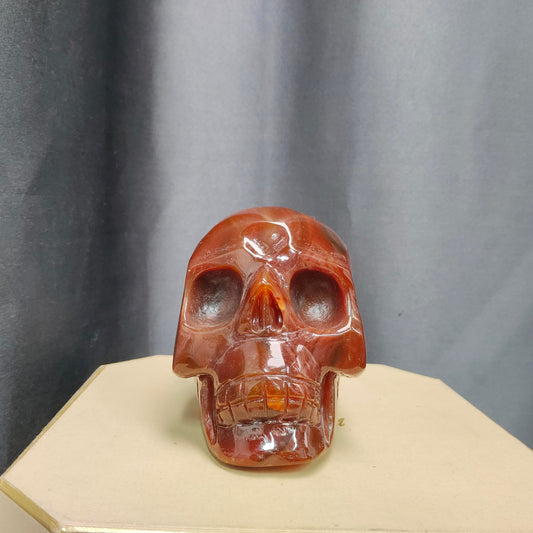 Carnelian Skull