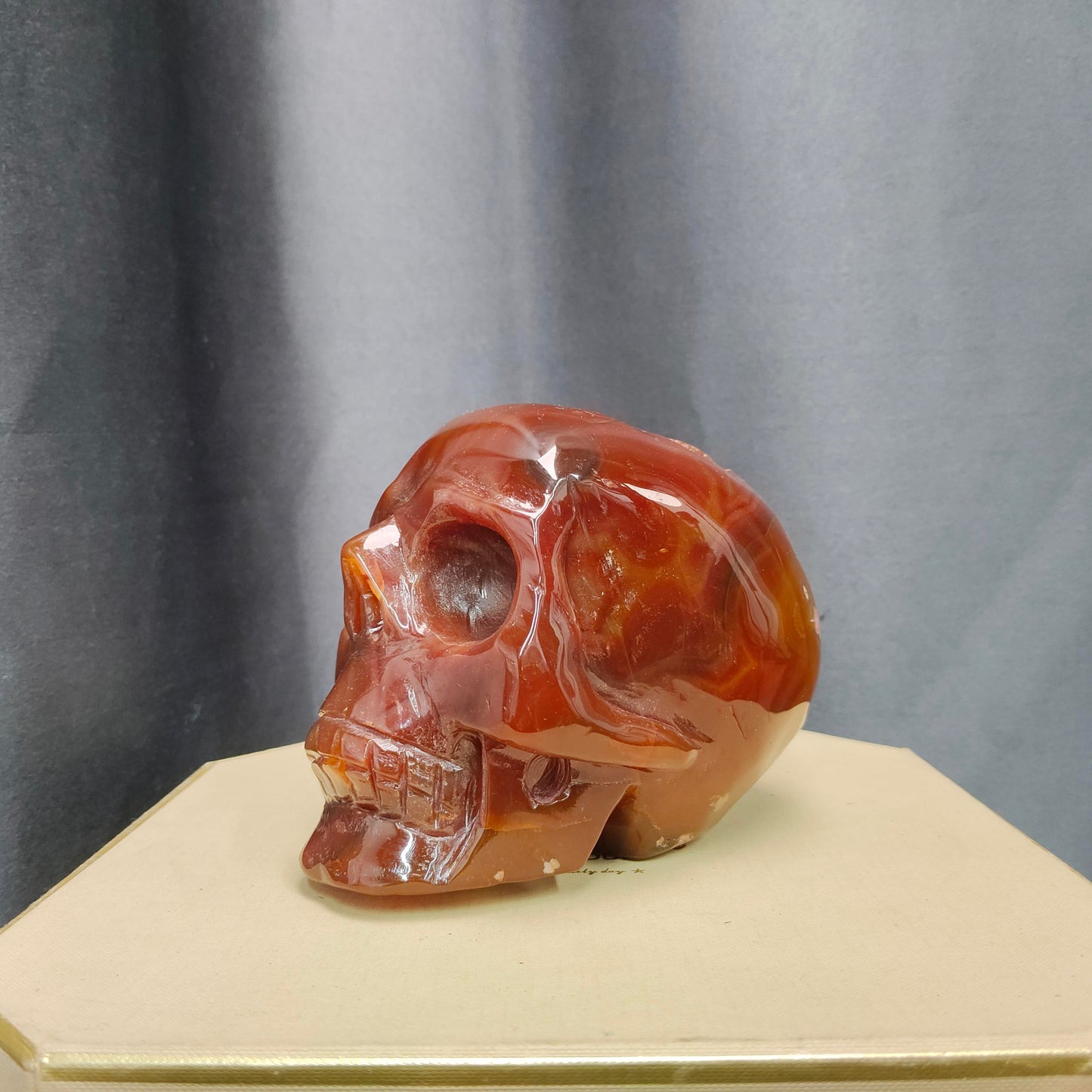 Carnelian Skull