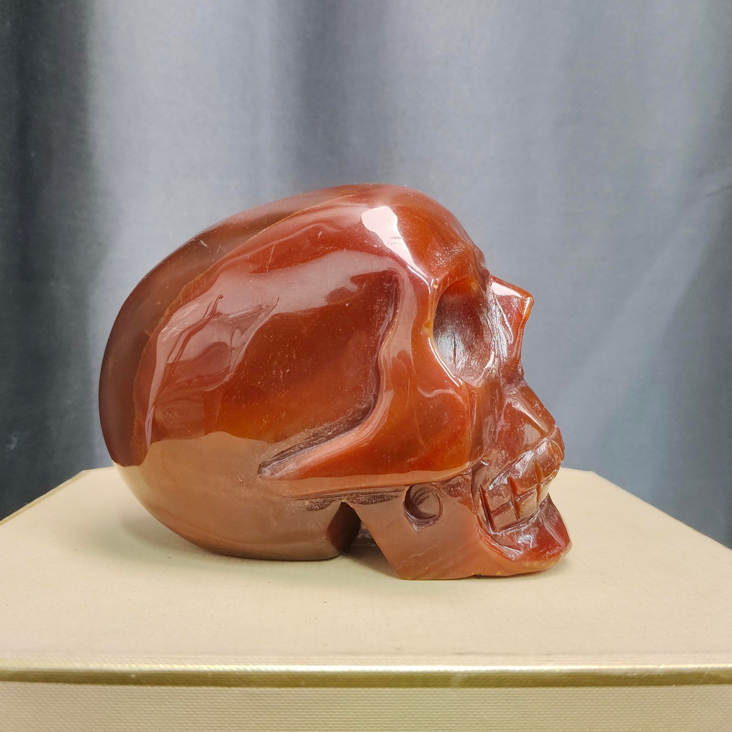 Carnelian Skull
