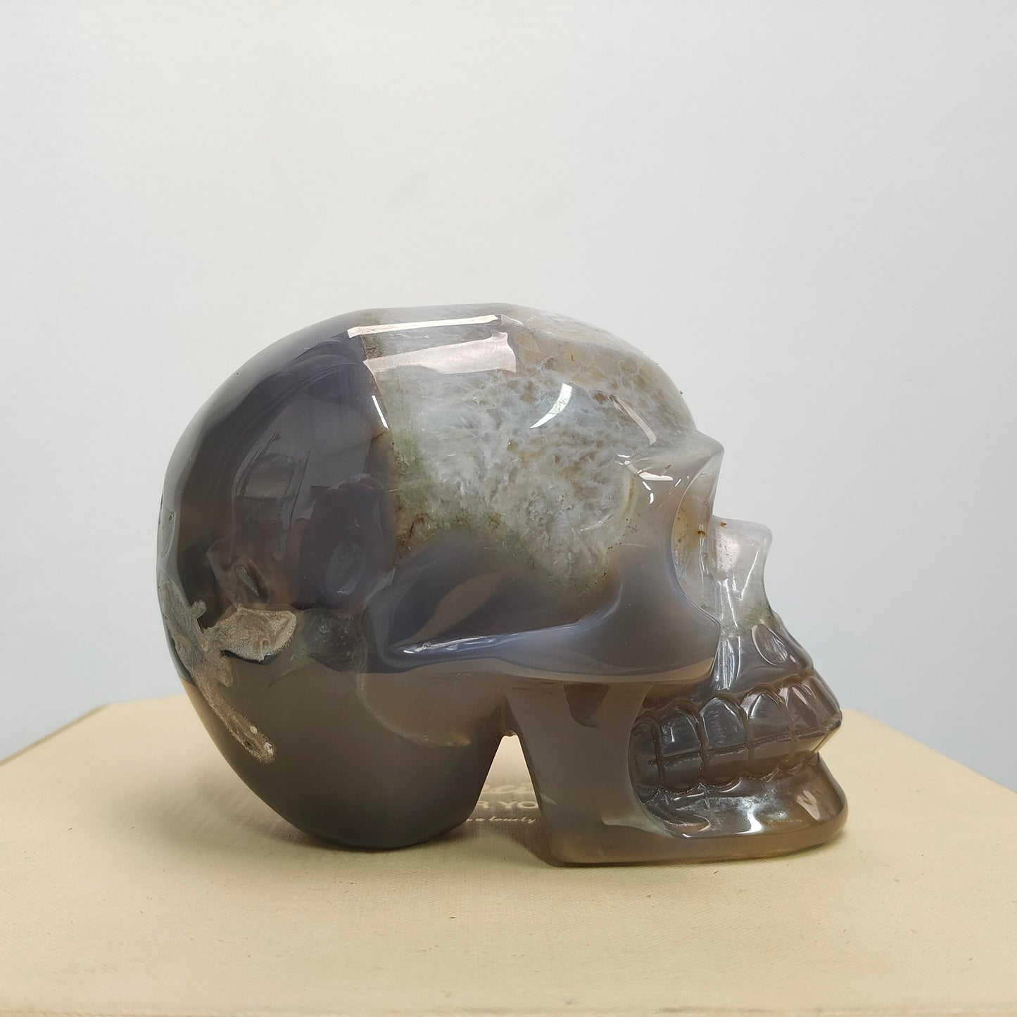 Handmade Agate Skull