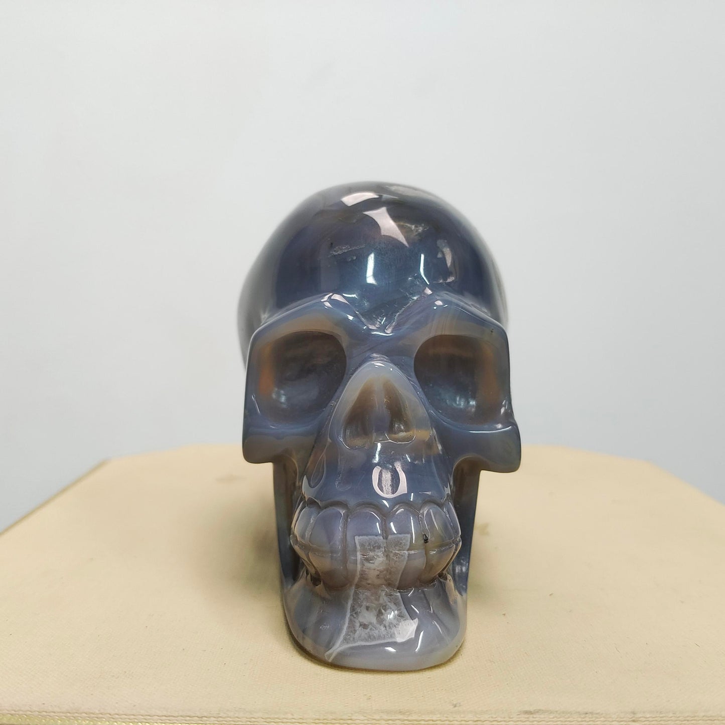 Handmade Agate Skull