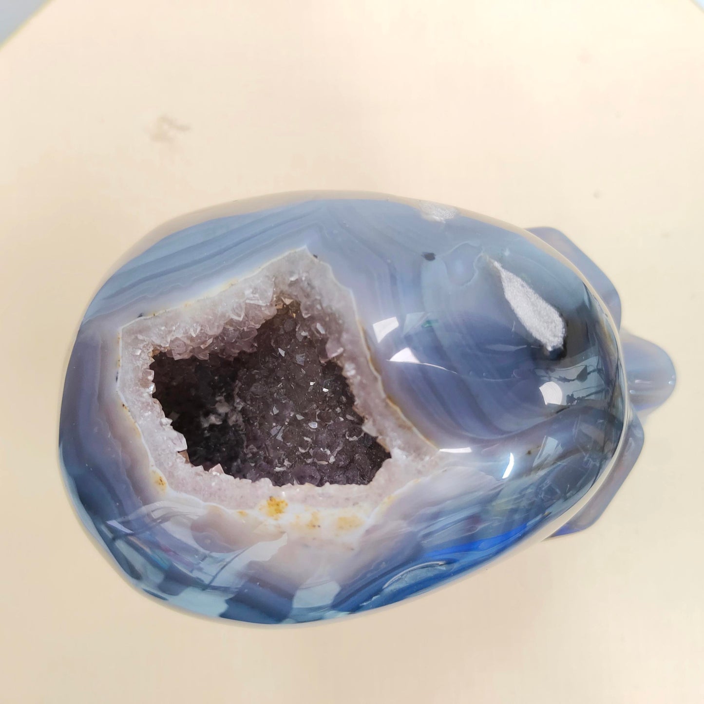 Handmade Agate Skull