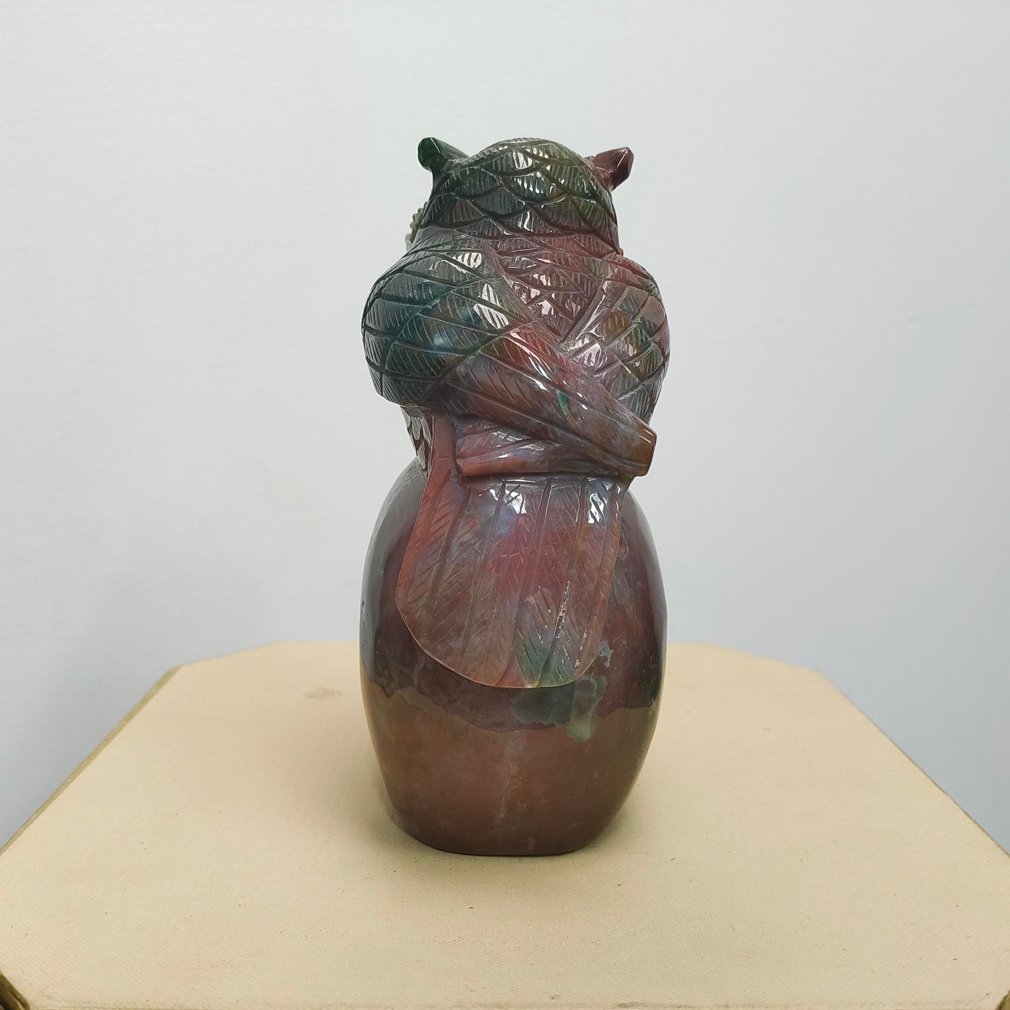 Ocean Jasper Owl & Skull