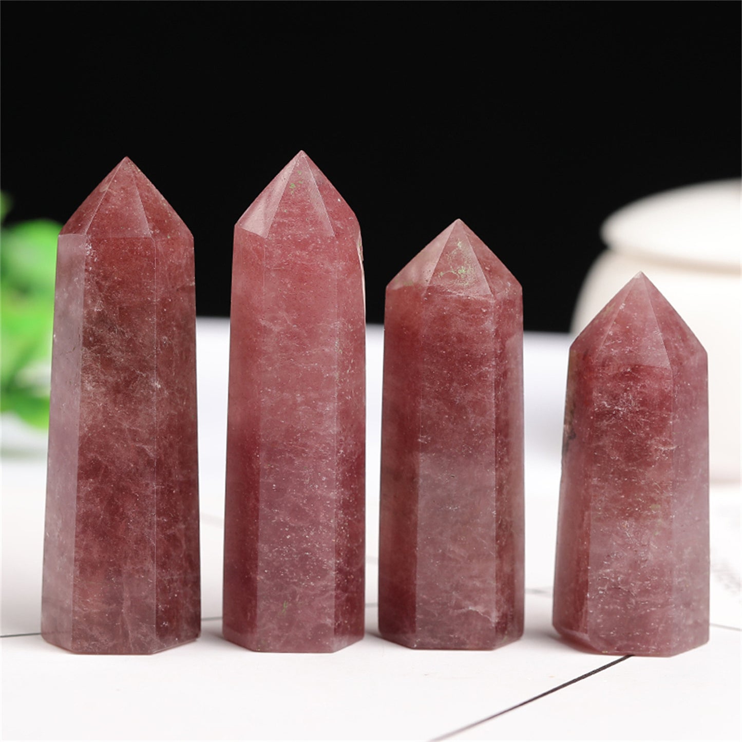 Strawberry Quartz Tower-live