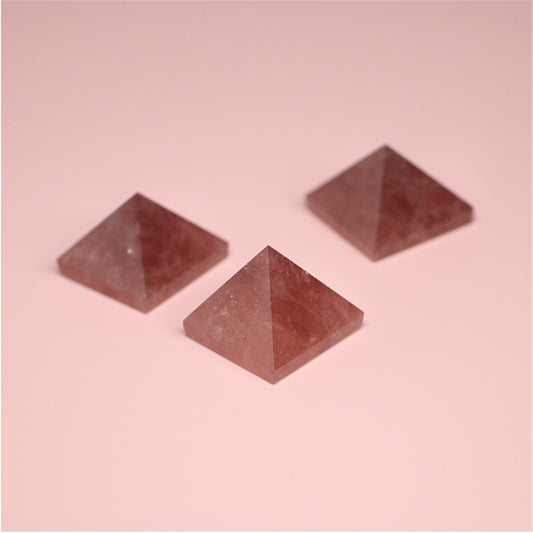 Strawberry Quartz Pyramid