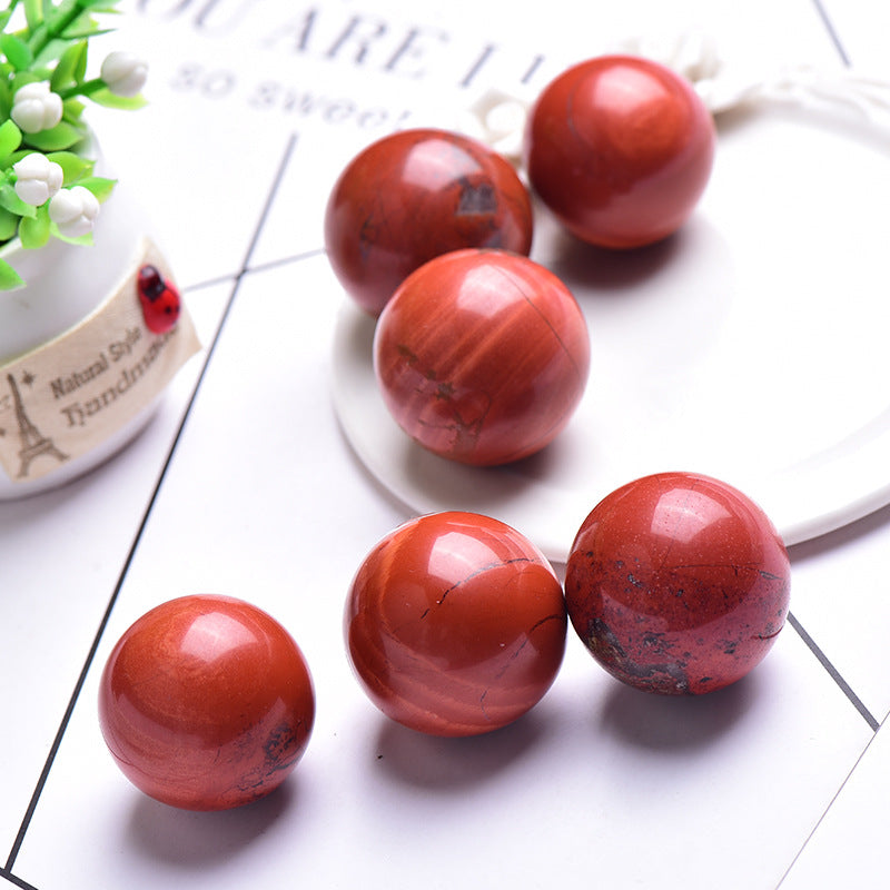 Red Jasper Sphere-live