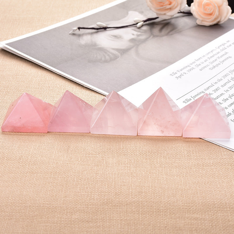 Rose Quartz Pyramid