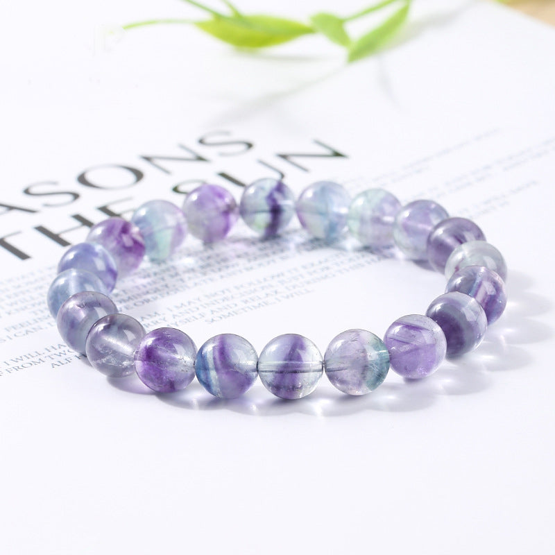 Rainbow fluorite bracelet