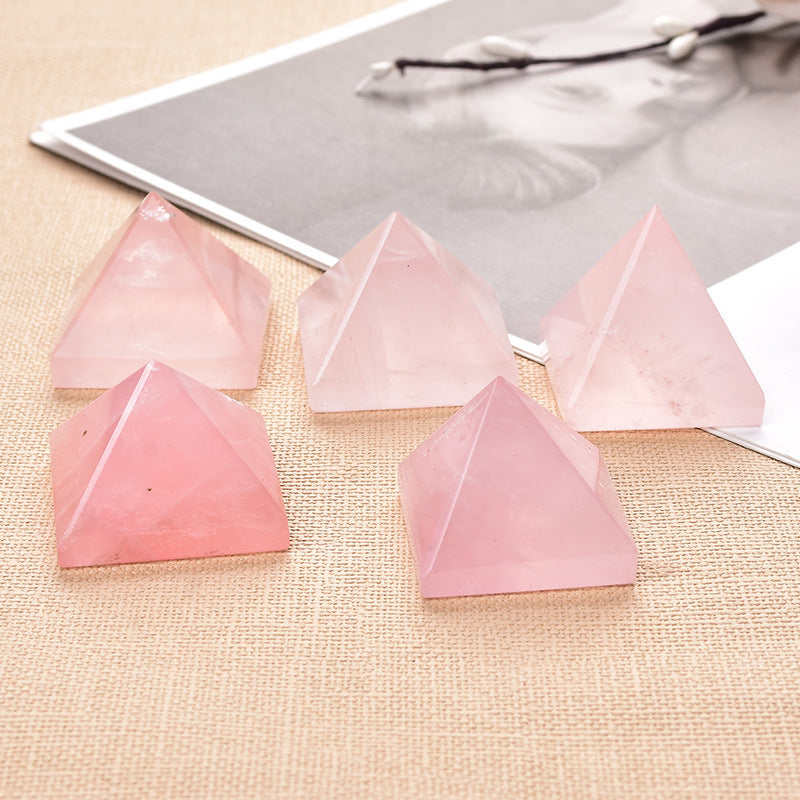 Rose Quartz Pyramid