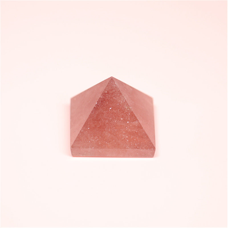 Strawberry Quartz Pyramid