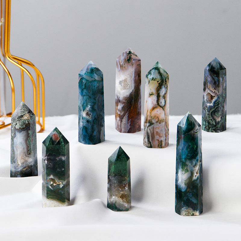 Moss agate Tower-live