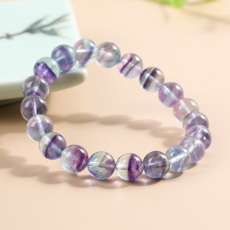 Rainbow fluorite bracelet