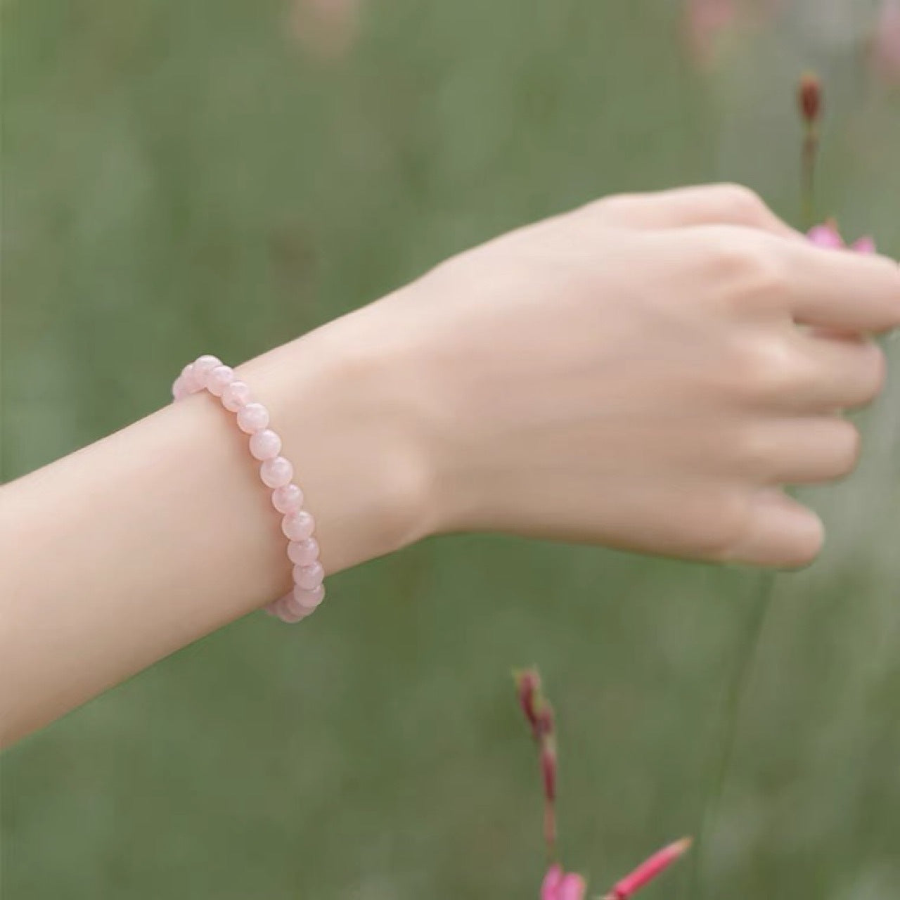 Rose quartz bracelet