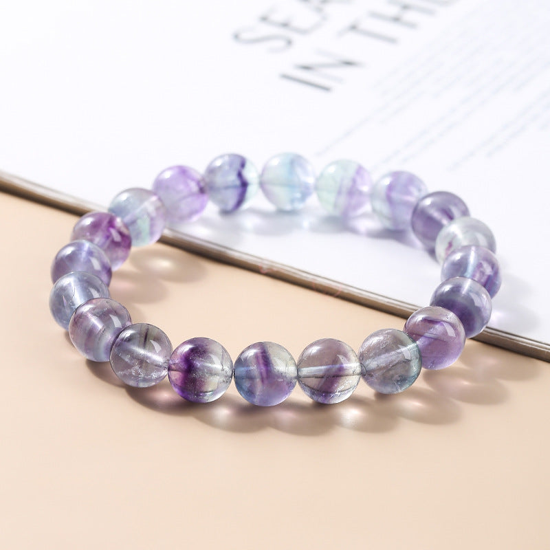 Rainbow fluorite bracelet