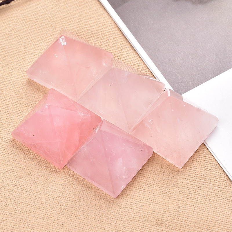 Rose Quartz Pyramid