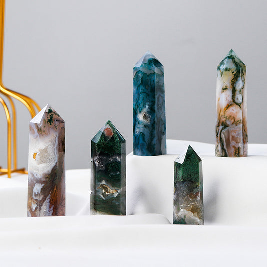Moss agate Tower-live