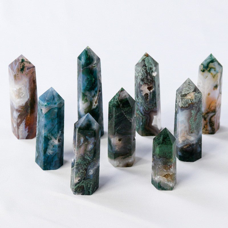 Moss agate Tower-live