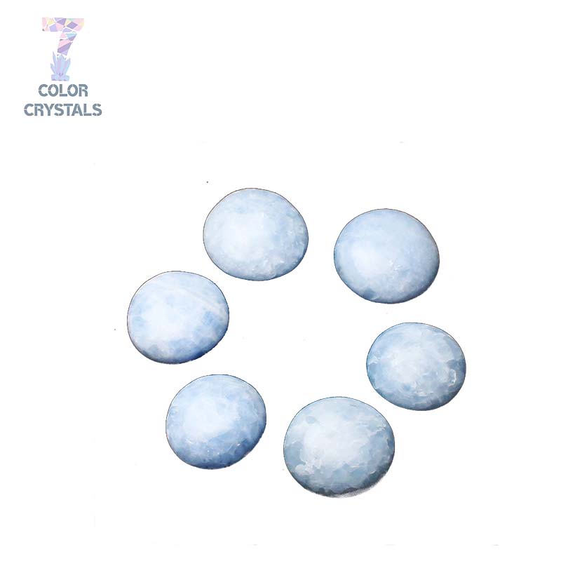 Blue Calcite Plam Stone