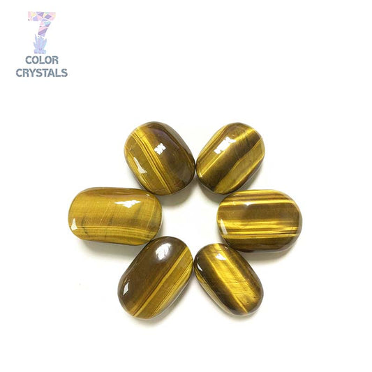 Tiger's eye Palm Stone