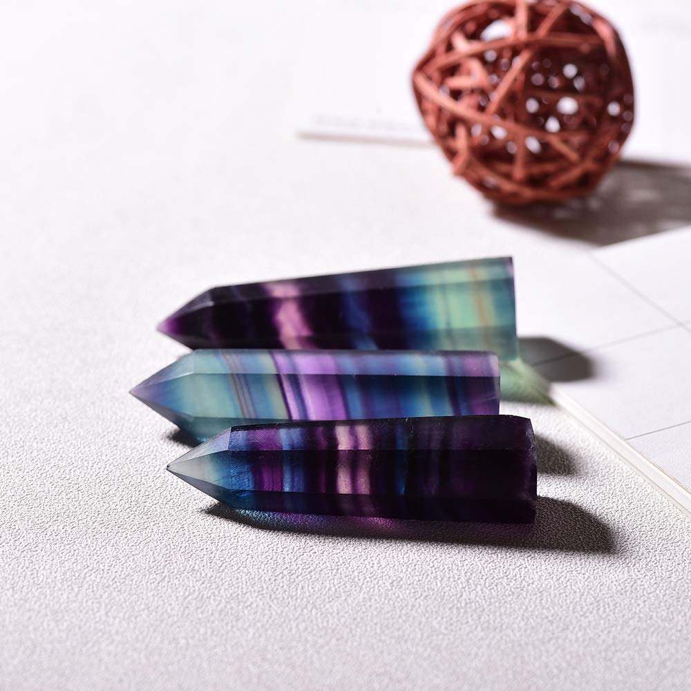 Rainbow fluorite Tower-live