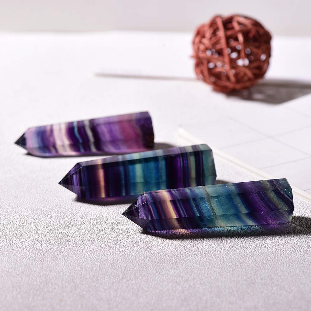 Rainbow fluorite Tower-live