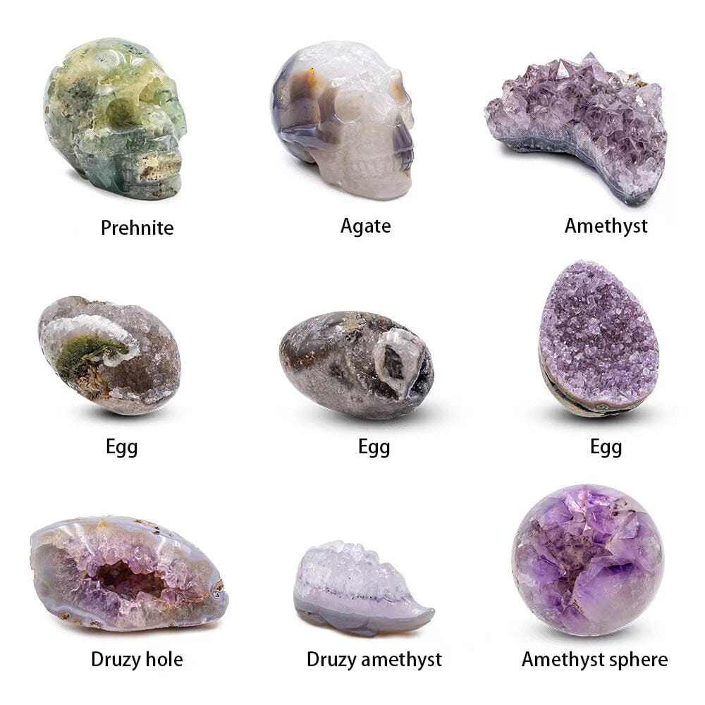 Buy 5 Pieces of Flower Agate Star Get 15 Extra Taking-No.4