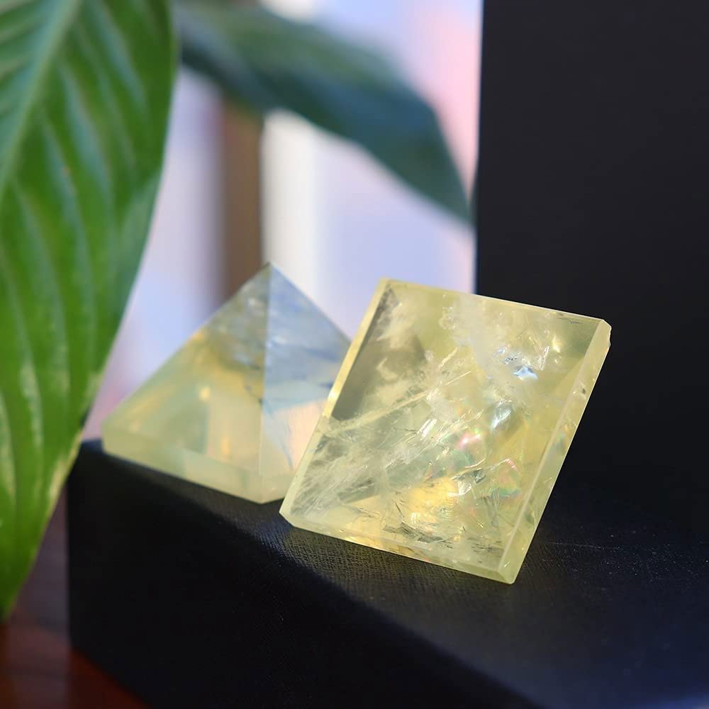 Citrine pyramid