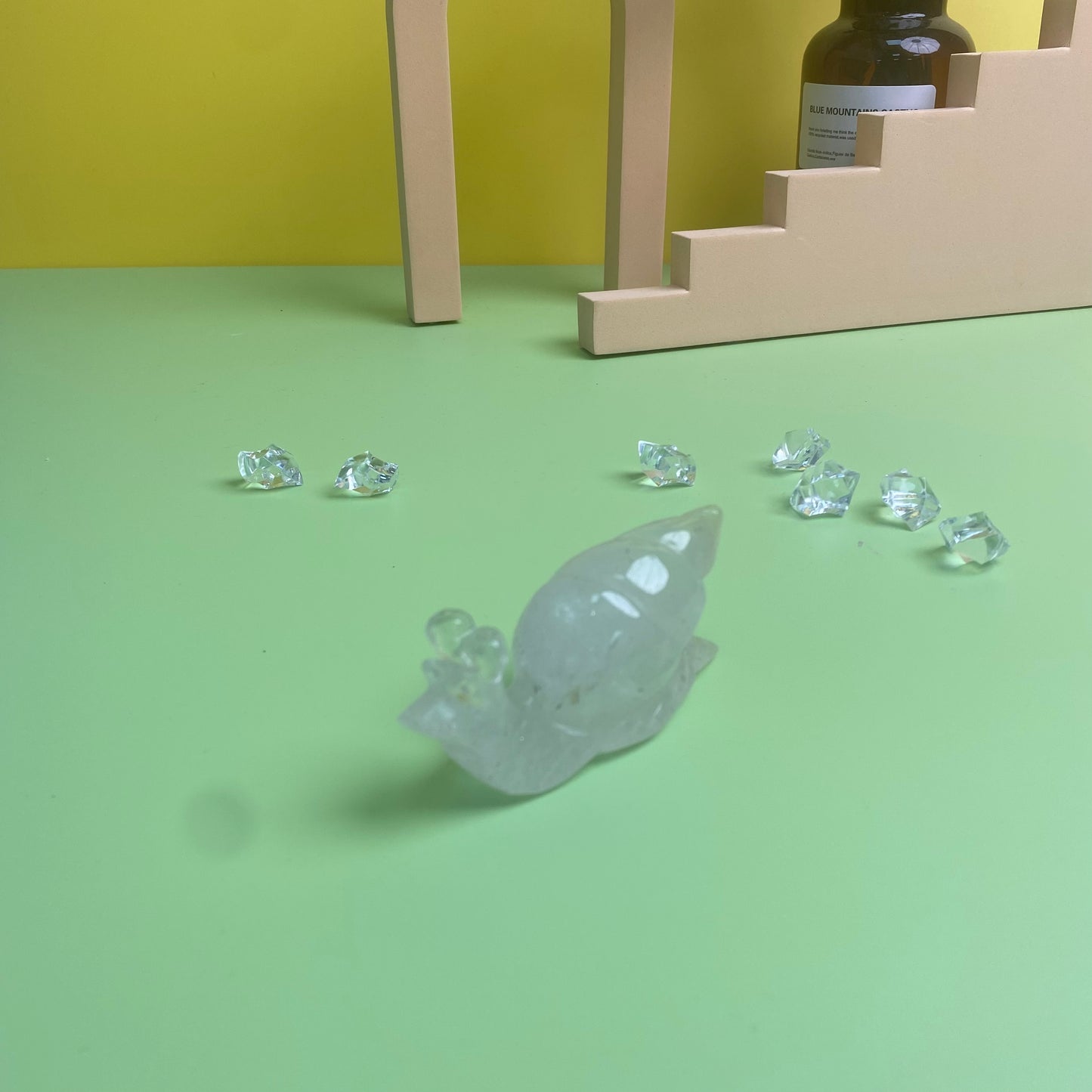 Crystal Snail Carving