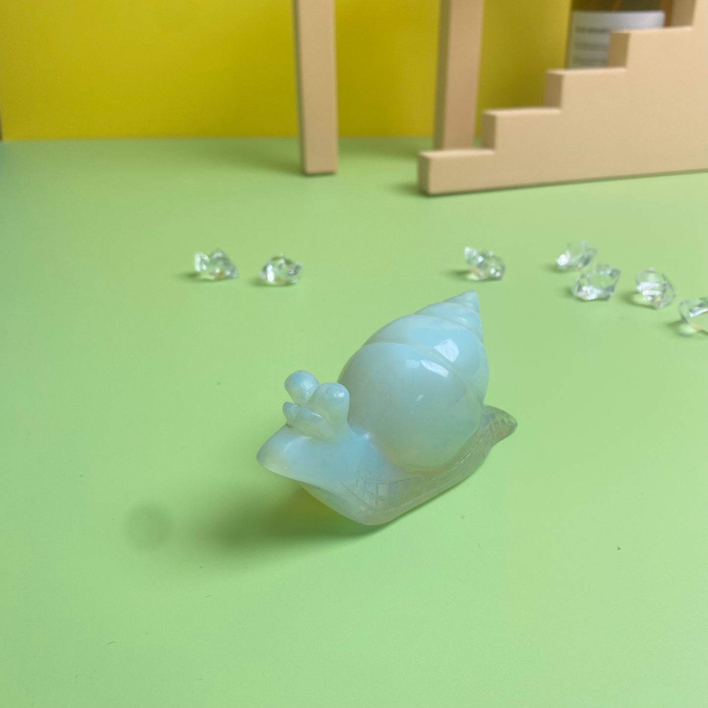 Crystal Snail Carving