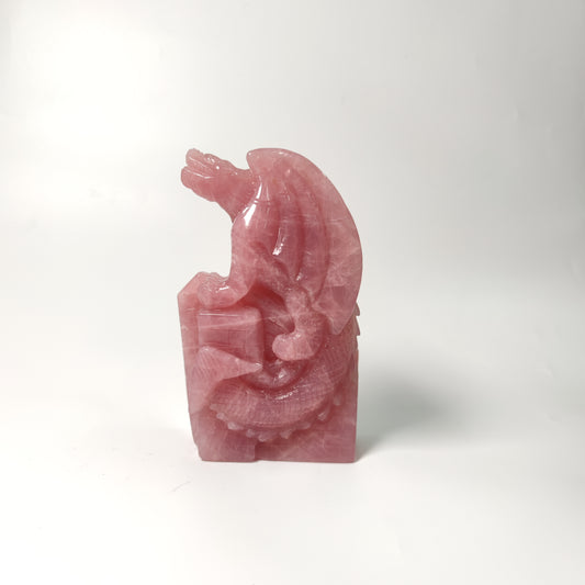 Rose Quartz Castle Dragon