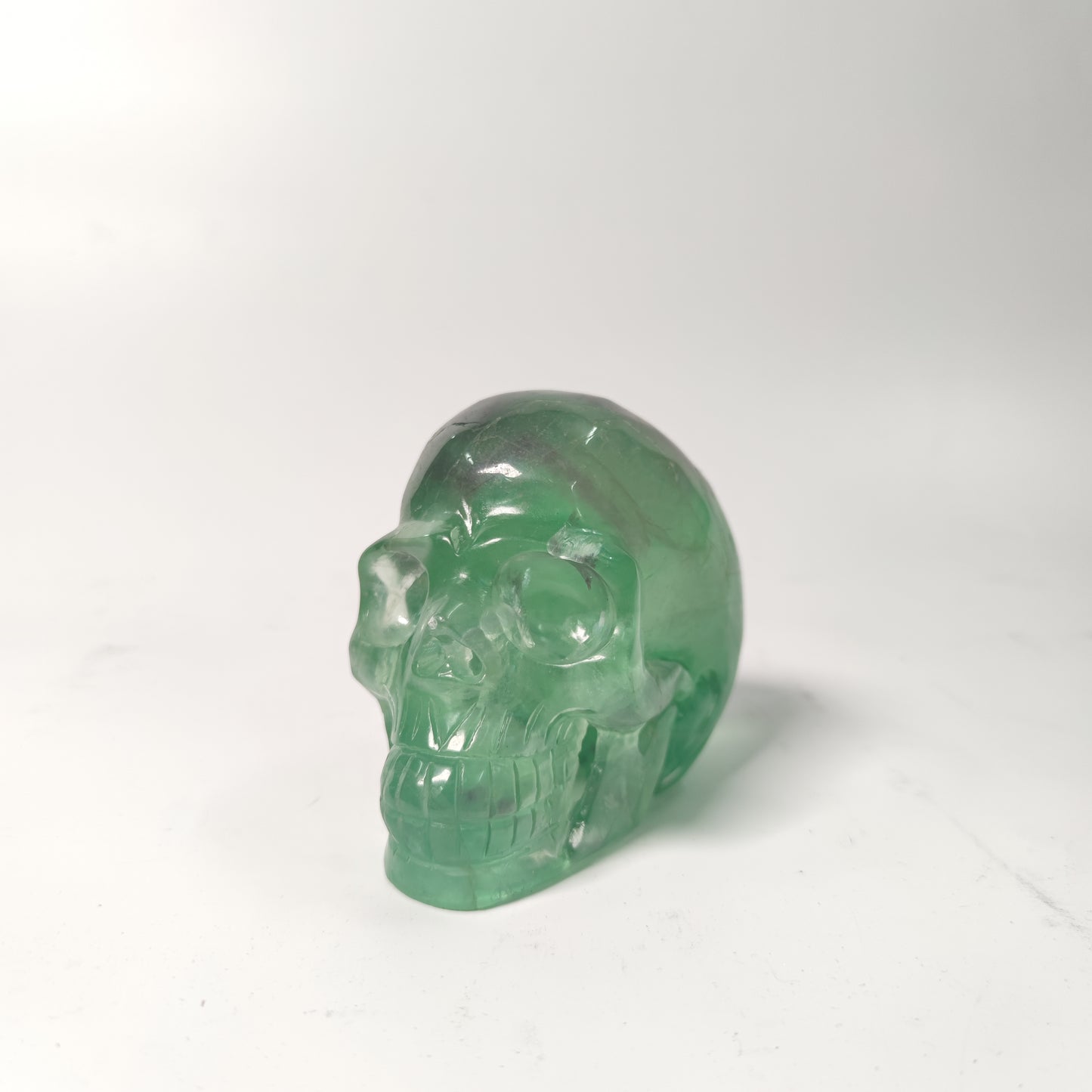Fluorite skull