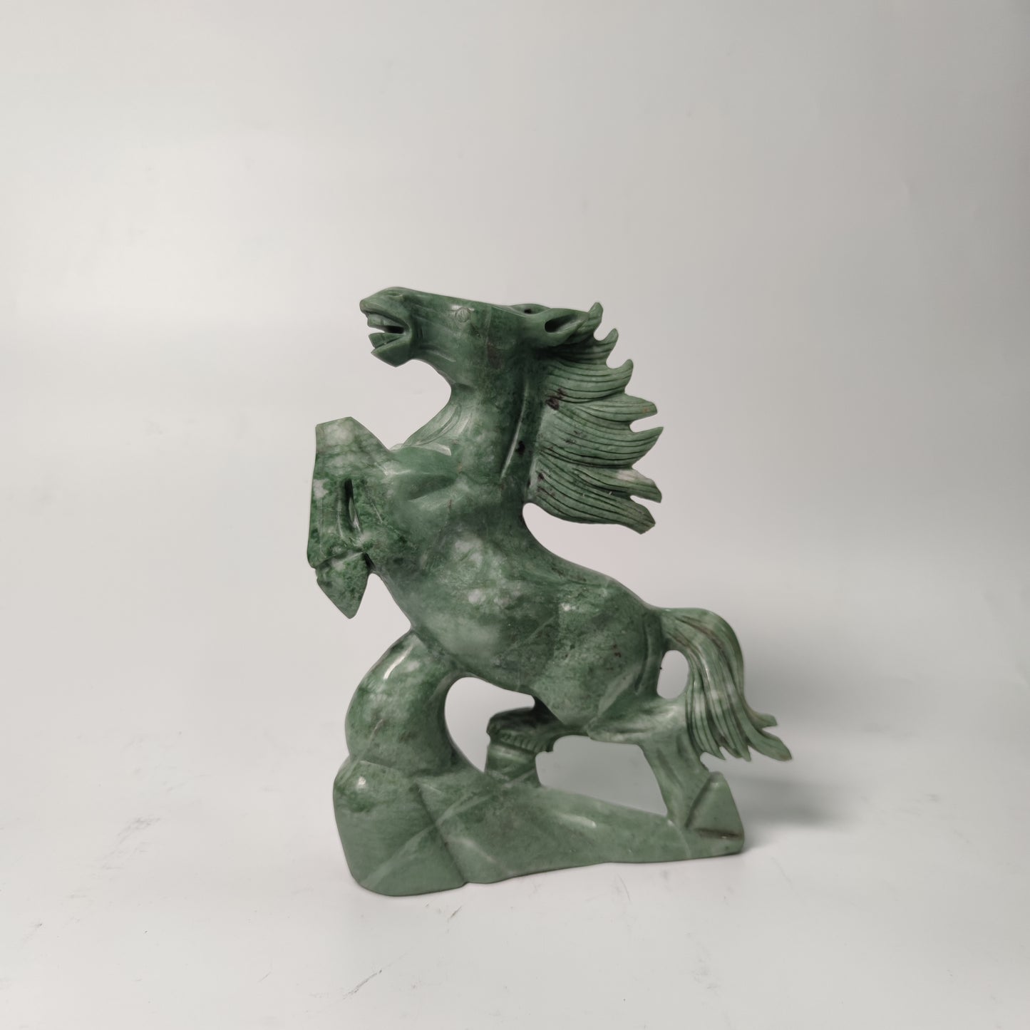 Green jade horse