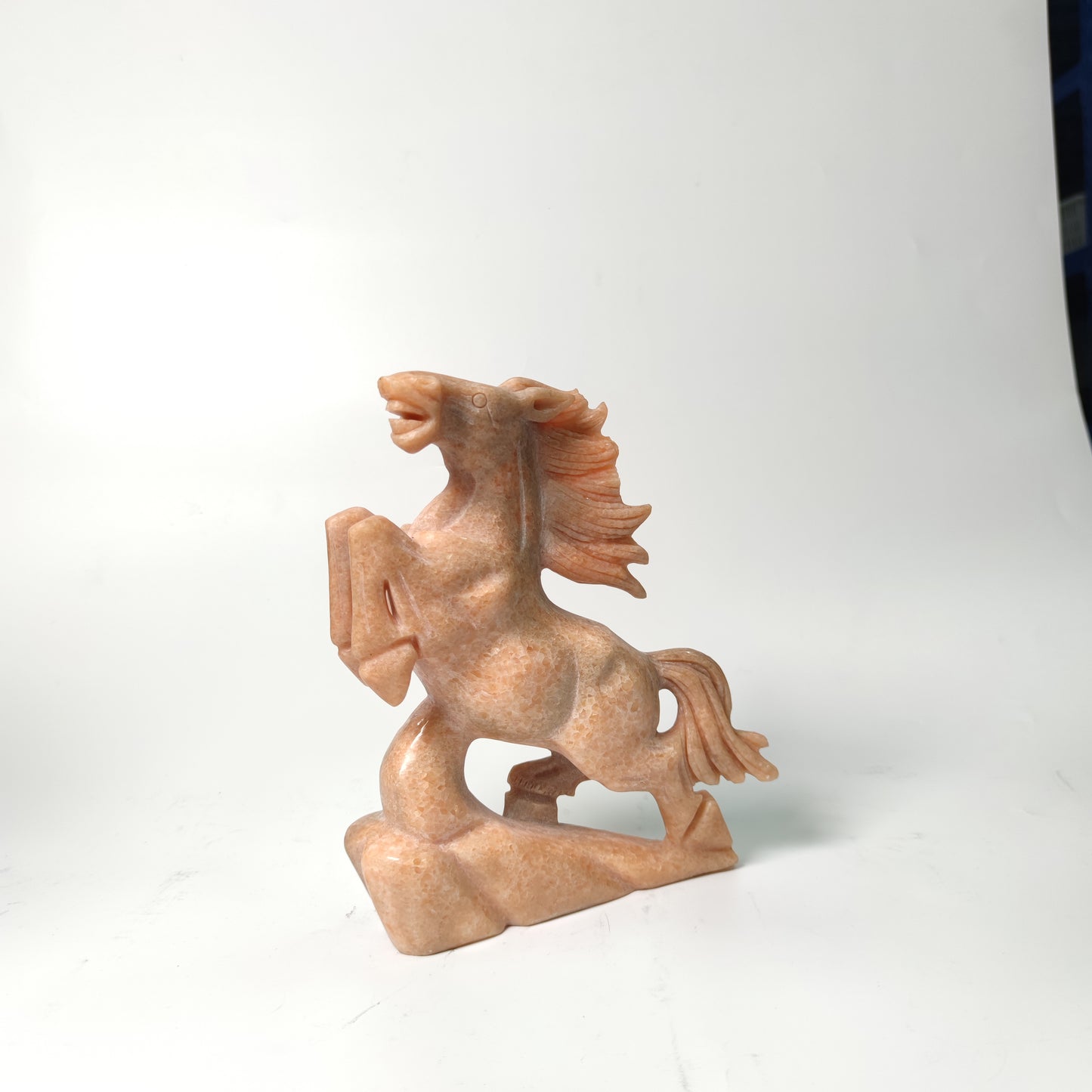Orange calcite horse