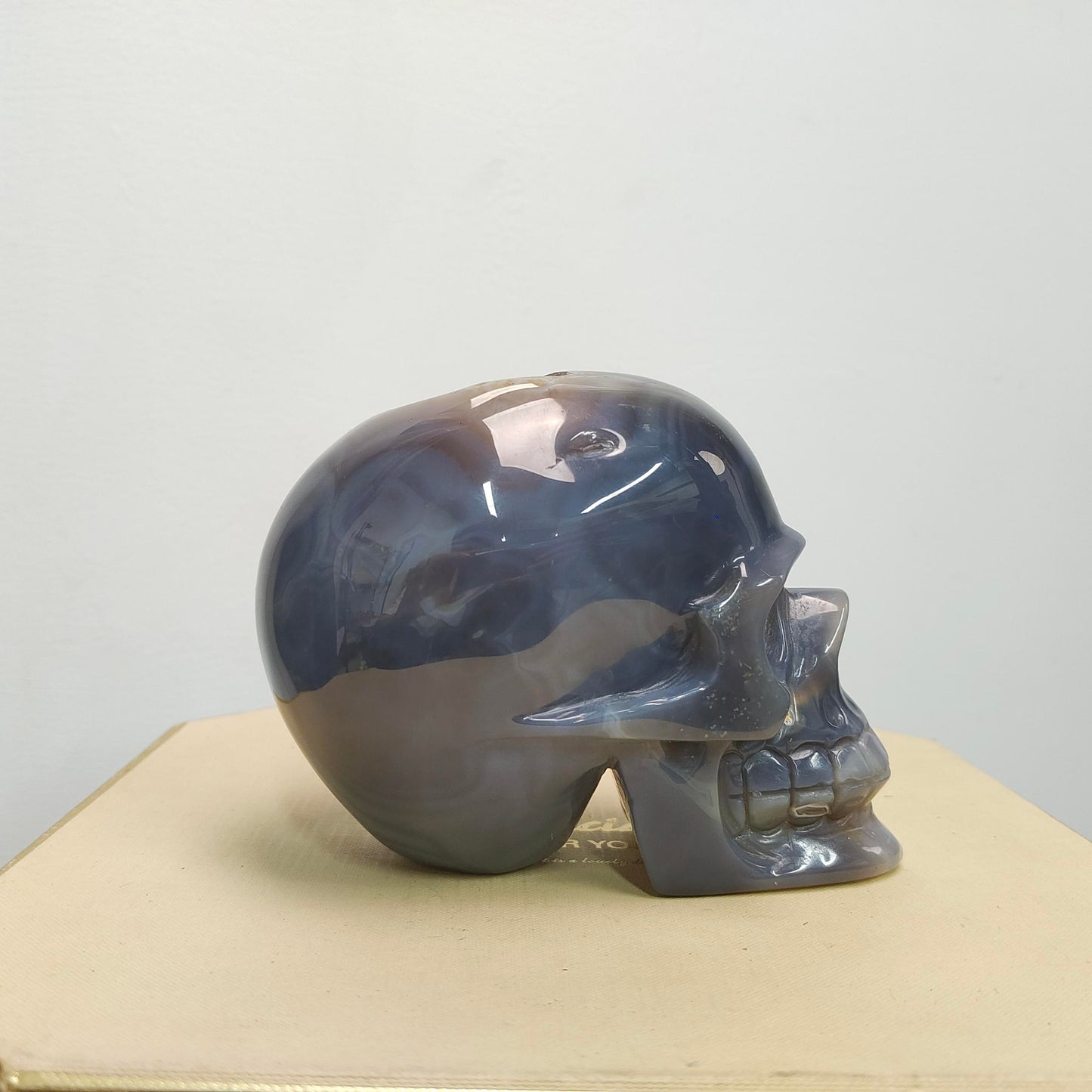 Handmade Agate Skull