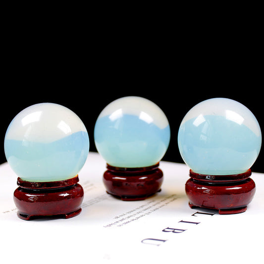 Opalite sphere-live