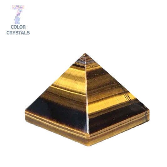 Tiger's eye Pyramid