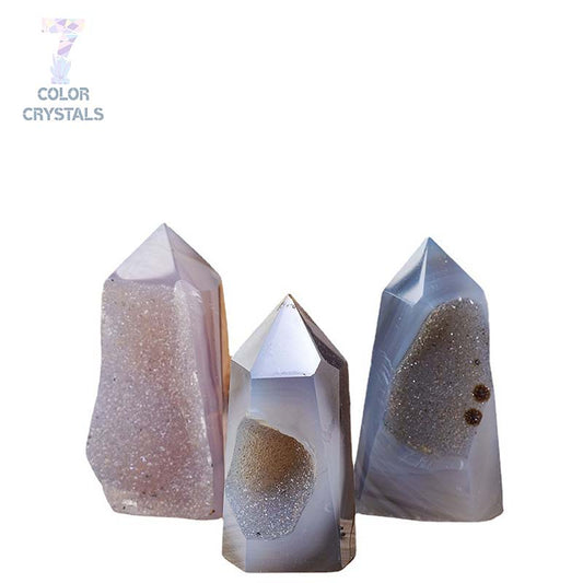 Drusy agate Tower