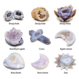 Buy One PCS for Flower Agate Star Get Three Extra Taking