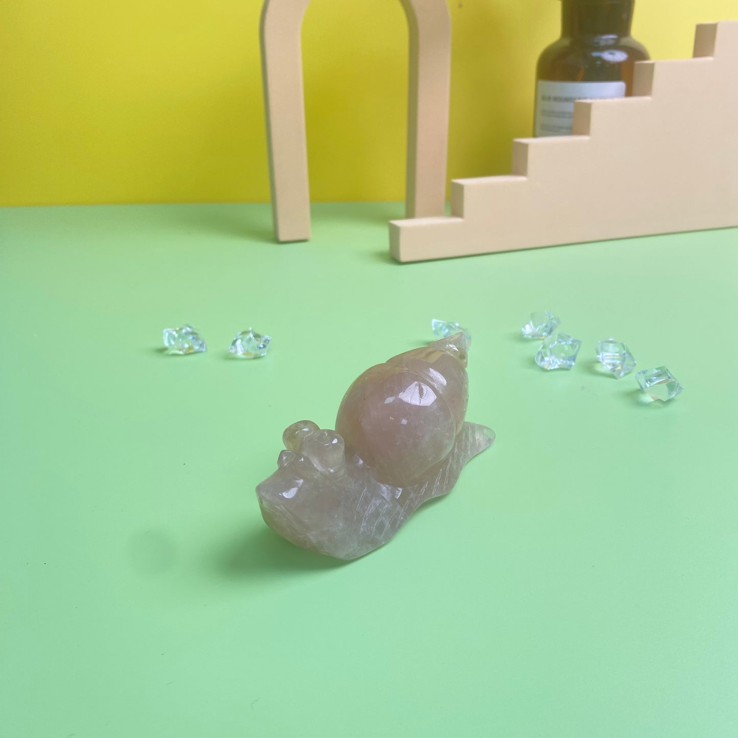 Crystal Snail Carving