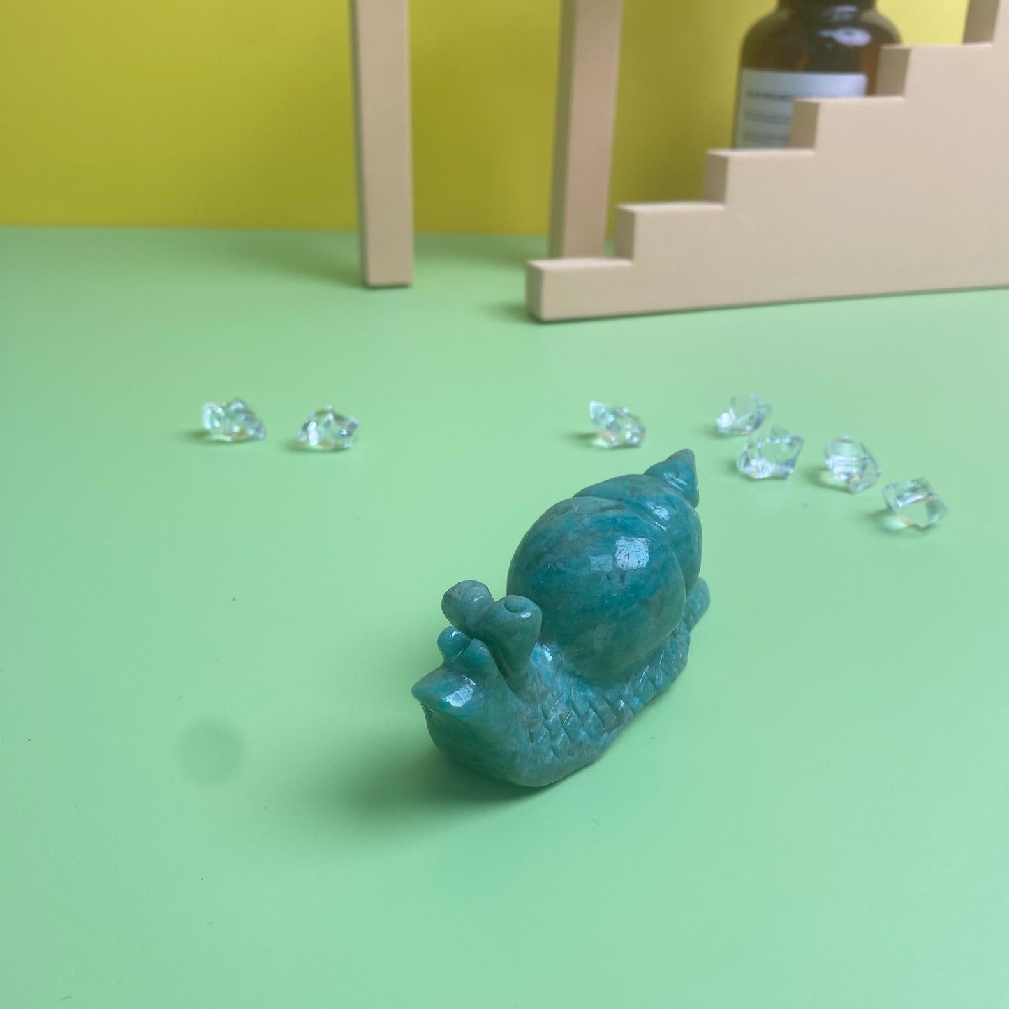 Crystal Snail Carving