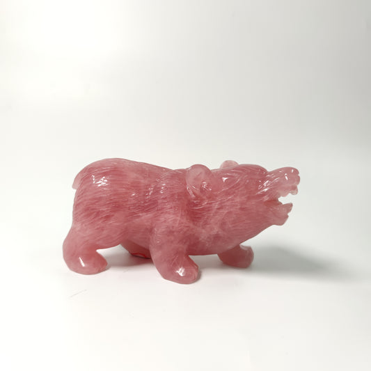 Rose Quartz Bear