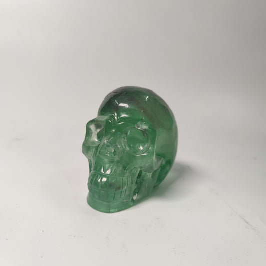 Fluorite skull
