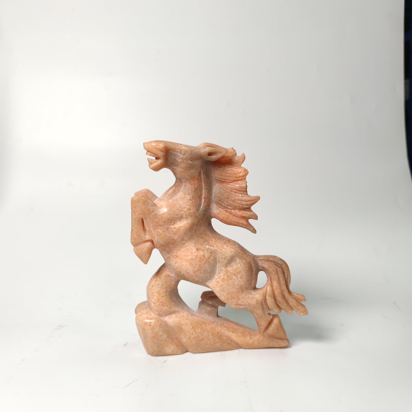 Orange calcite horse