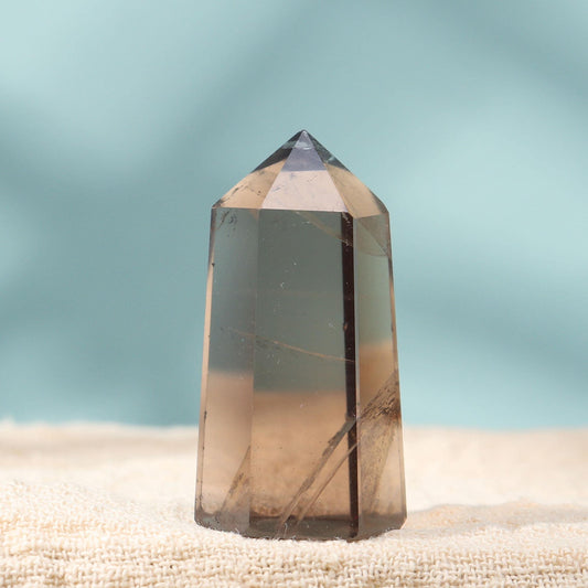 Smoky quartz tower